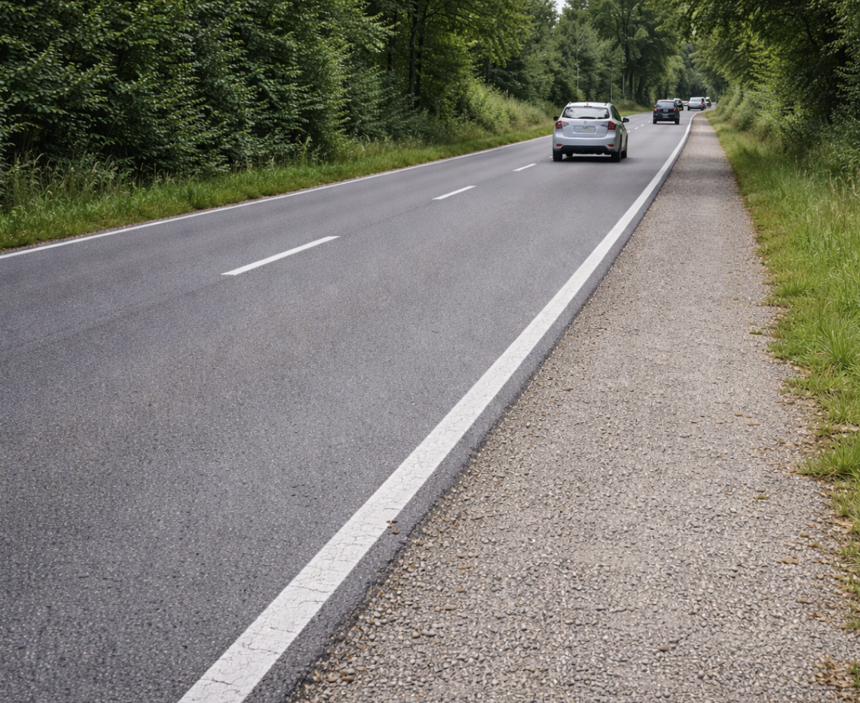 Accotement de plain-pied