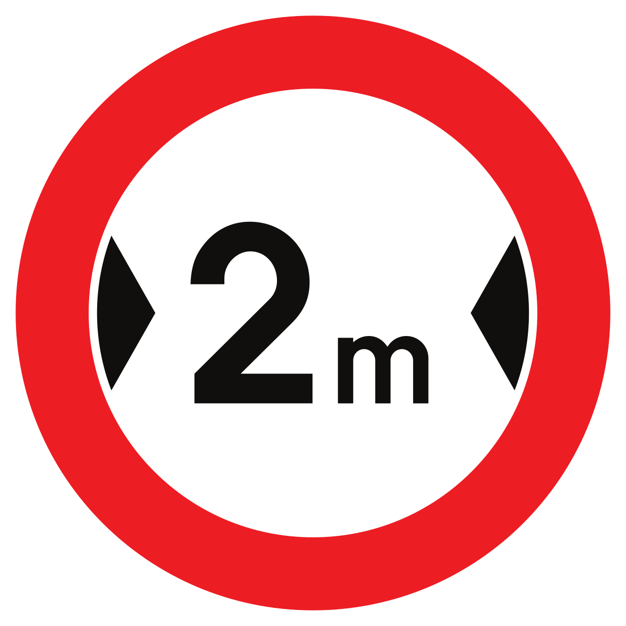 Largeur maximale autorisée