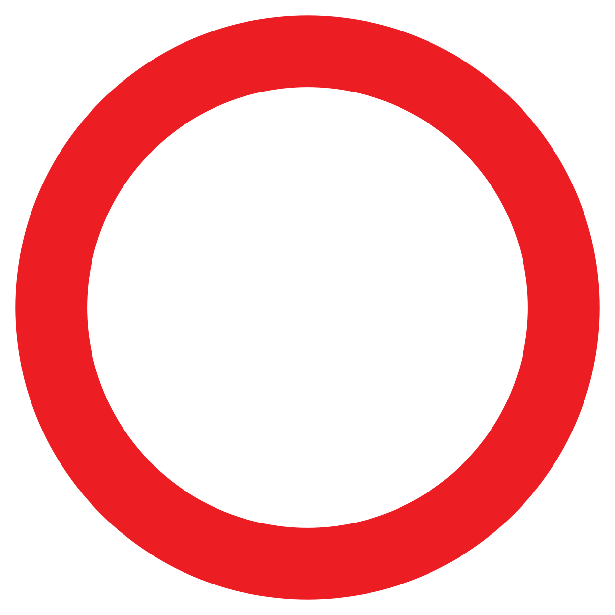 Stop pour les voies transversales ou les usagers concernés