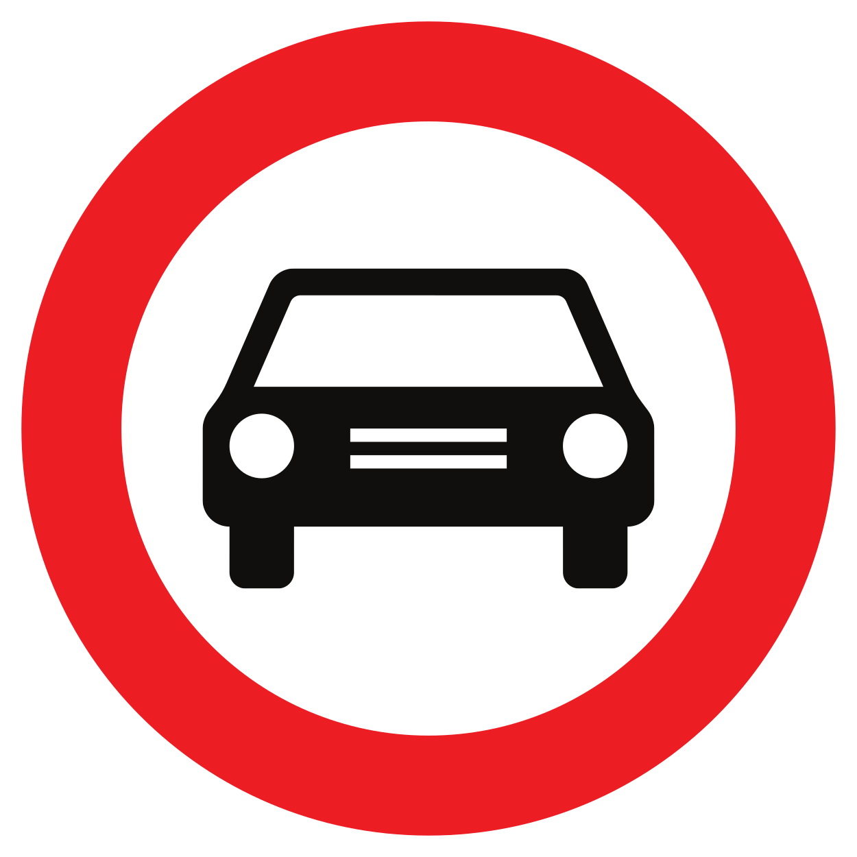 C5. Accès interdit aux véhicules à moteur à plus de deux roues