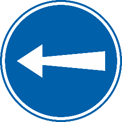 Obligation de tourner à gauche