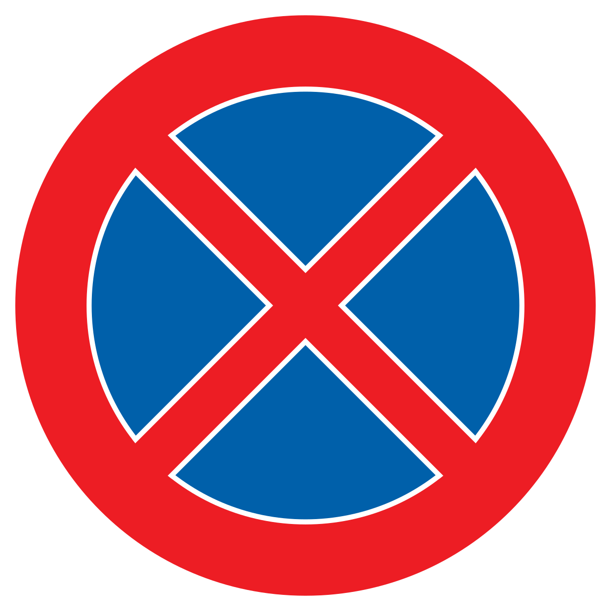 Arrêt et stationnement interdits