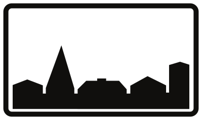 Signal F1 - Début d'agglomération